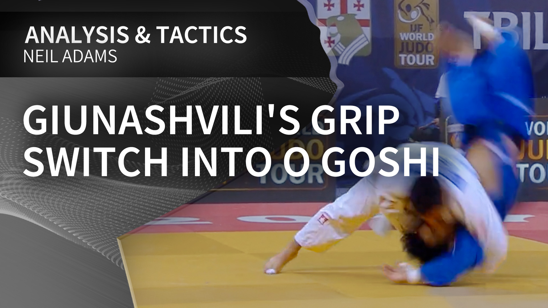 Giunashvili's grip switch into O goshi | Neil Adams