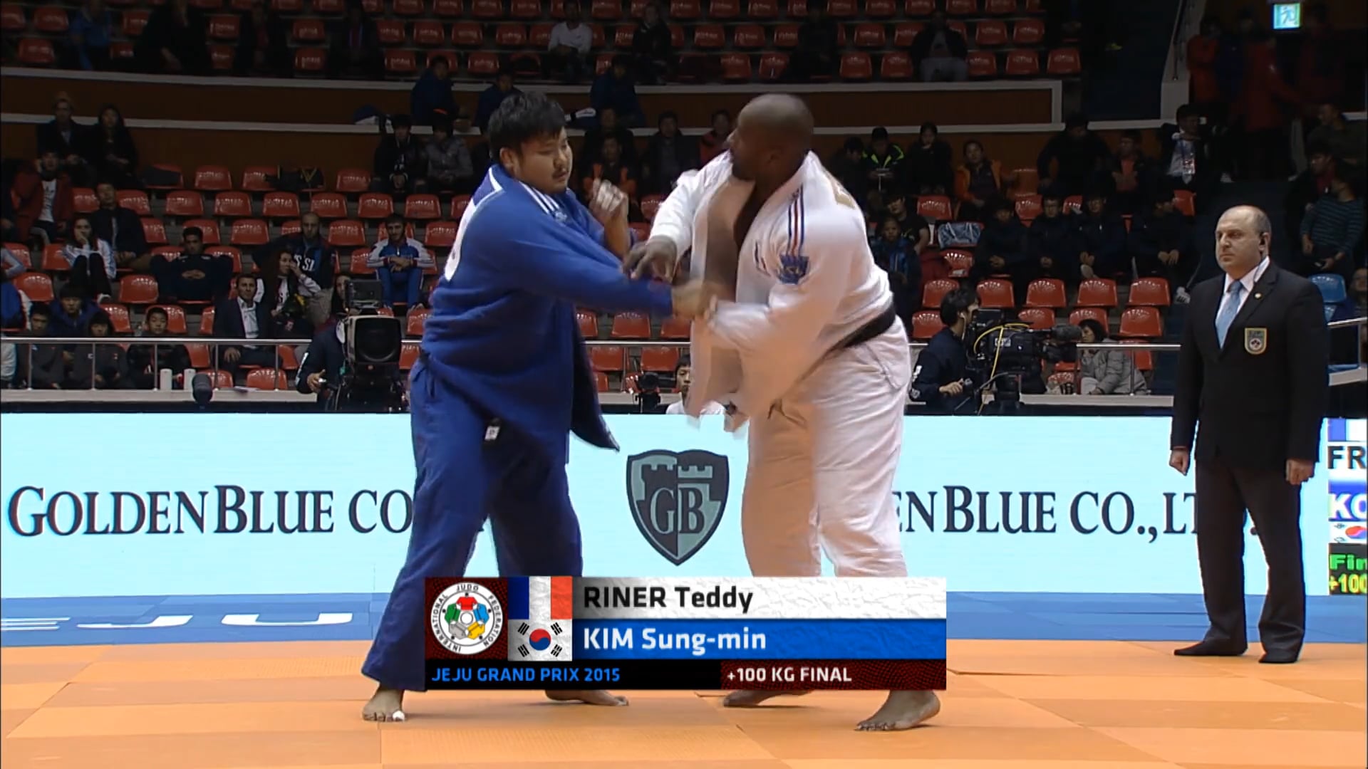 101: Sasae tsuri komi ashi - FRA v KOR +100kg