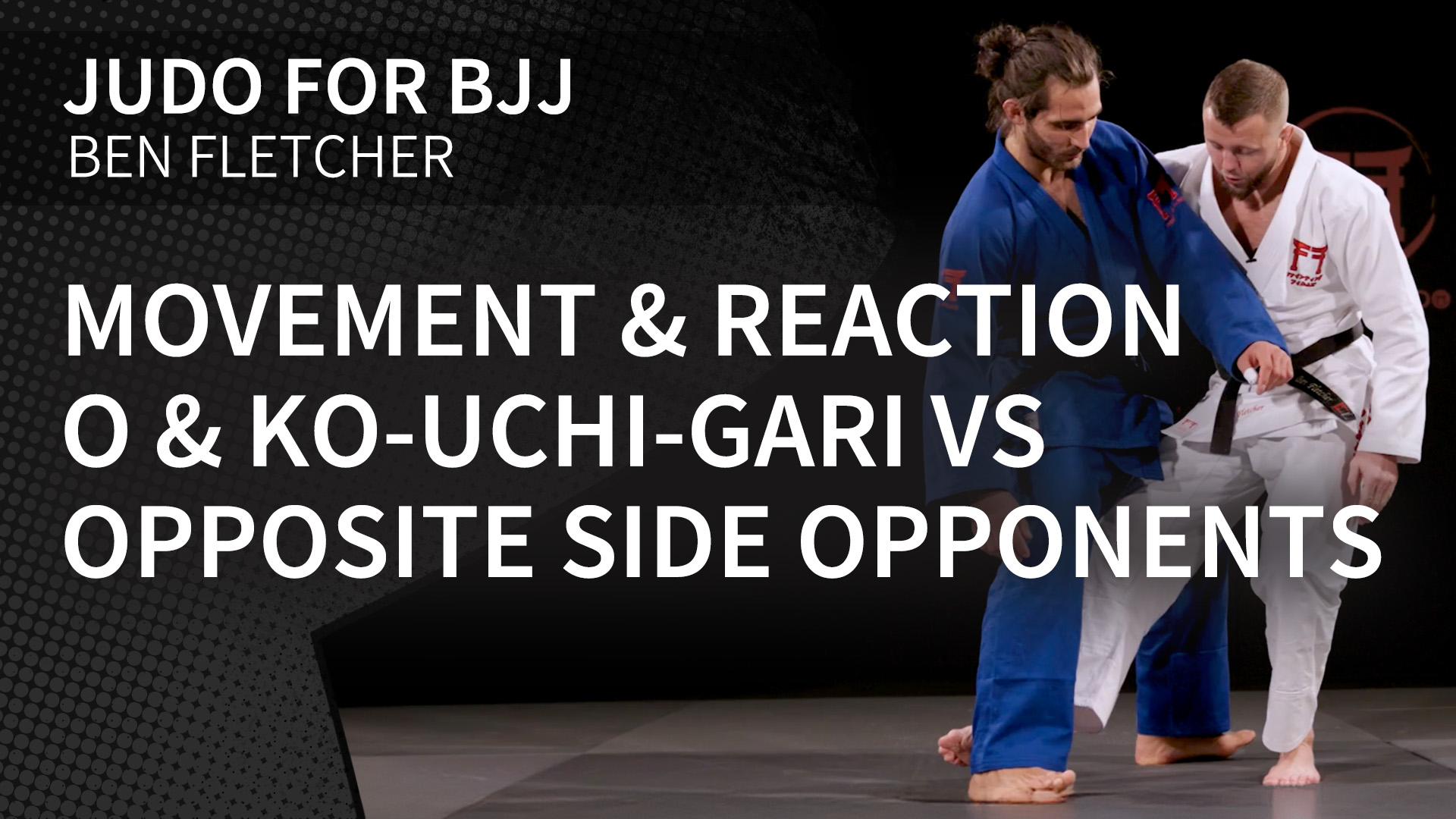 Movement & Reaction - O & Ko-uchi-gari VS Opposite Side Opponents | Judo For BJJ