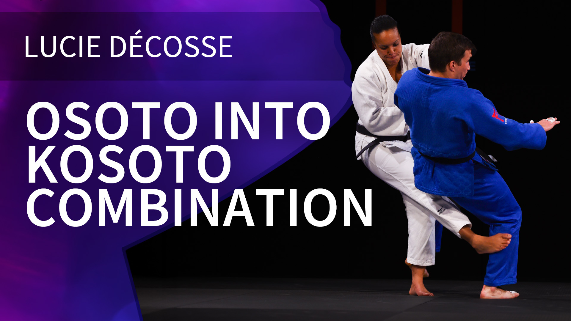 Osoto into Kosoto combination | Lucie Décosse