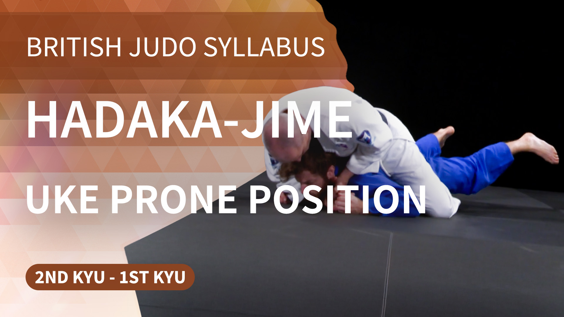 Hadaka-jime - uke prone position