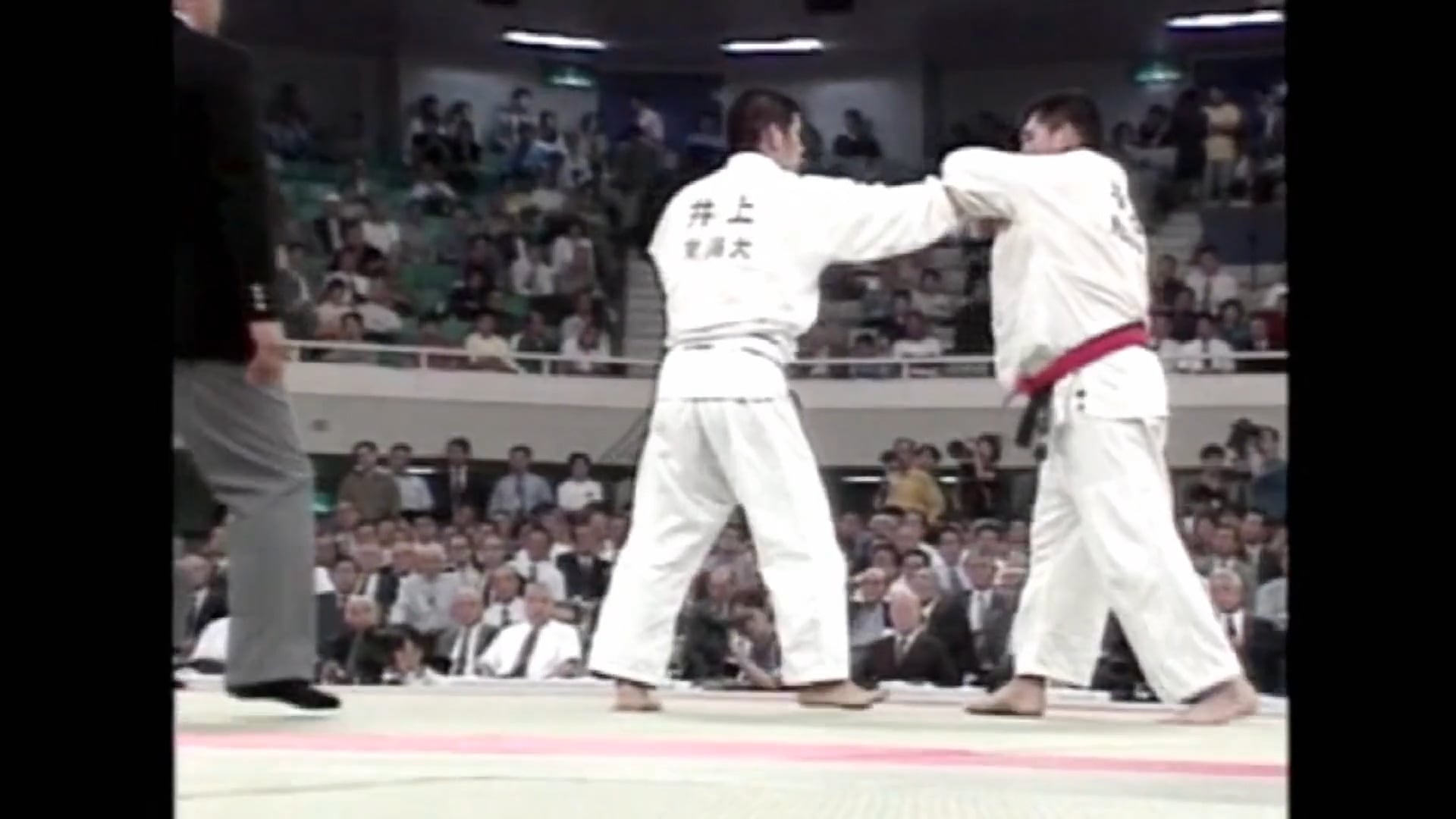Kosei Inoue - Ouchi gari against left handed opponents