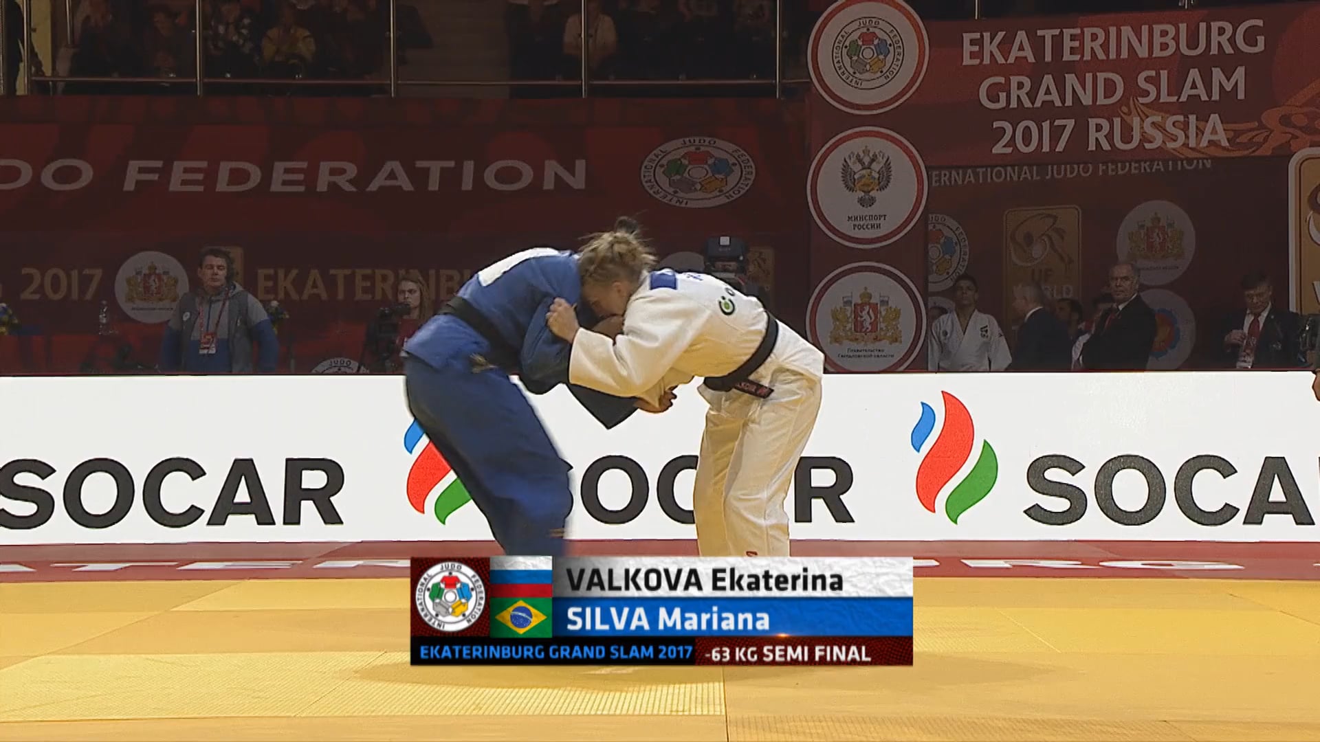 101: Yoko tomoe nage - RUS v BRA -63kg