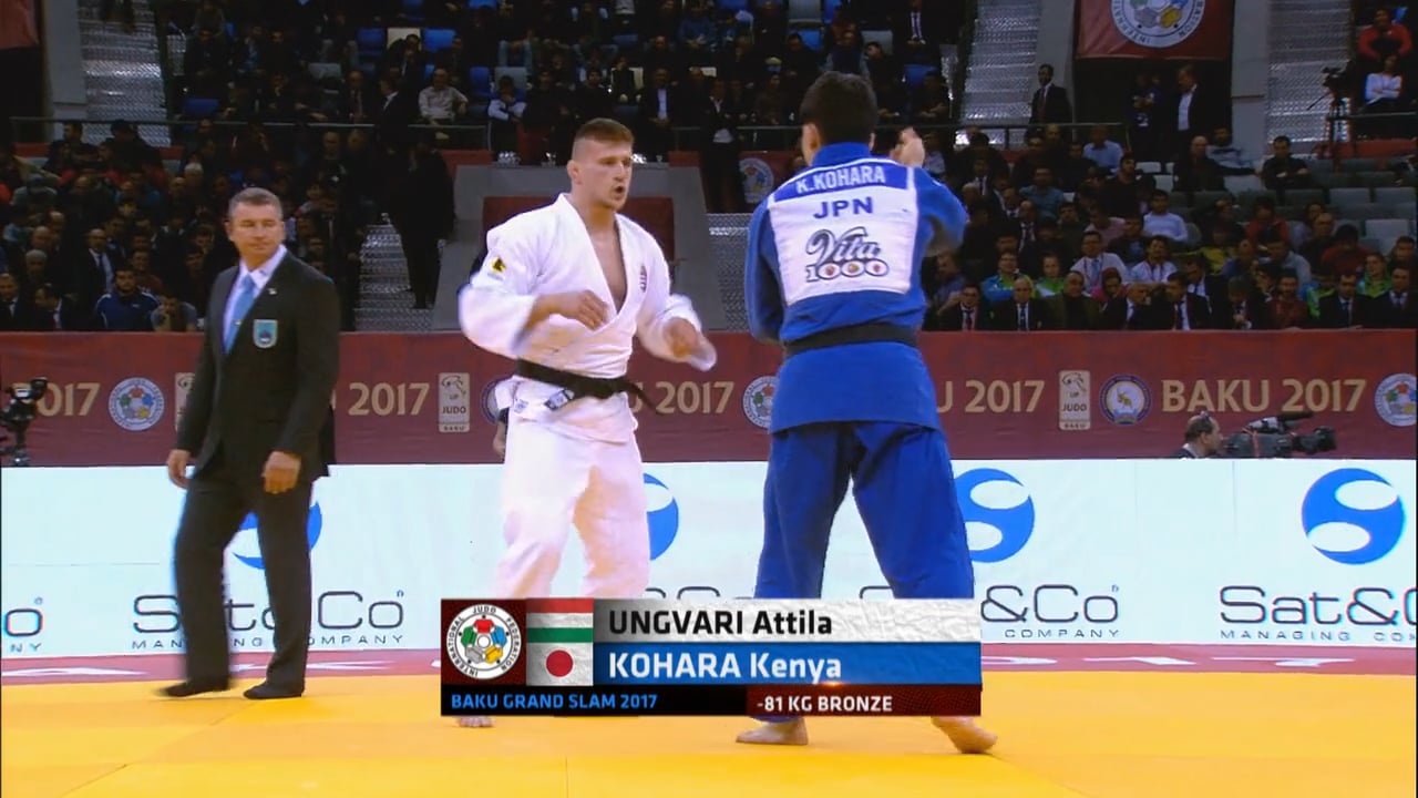 101: Okuri ashi barai - HUN v JPN -81kg