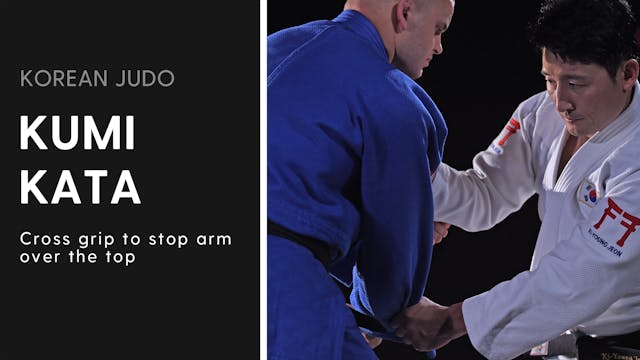 Cross grip to stop arm over the top |...