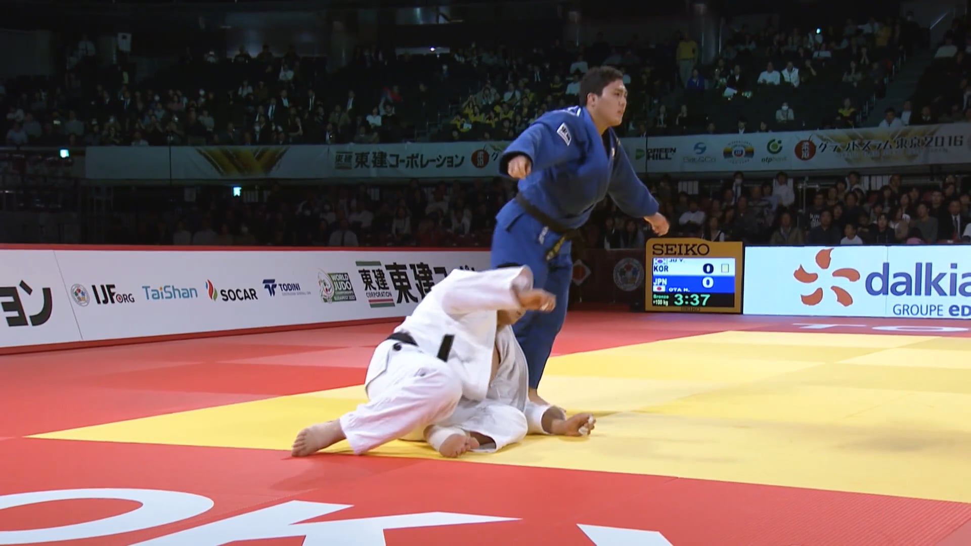 101: Ashi Guruma - KOR v JPN +100kg