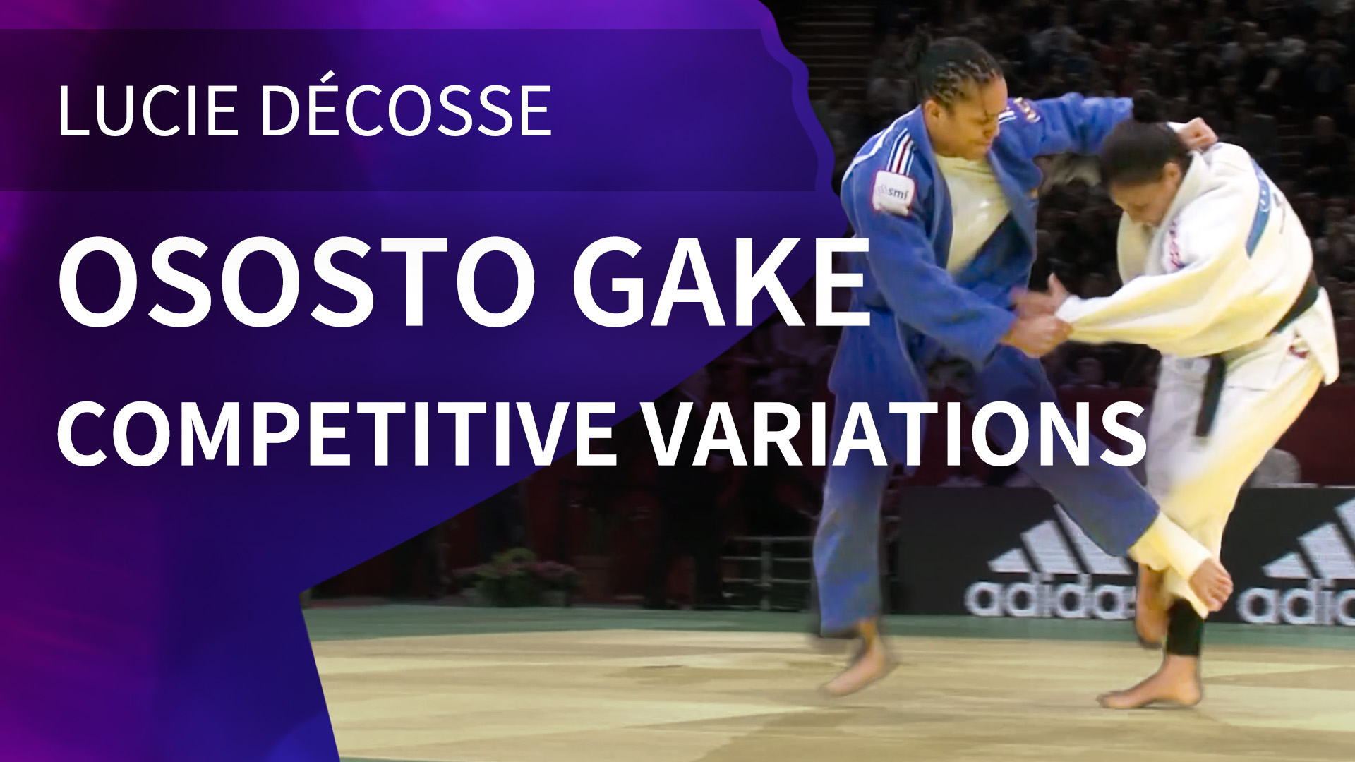 Competitive variations | Osoto gake | Lucie Décosse