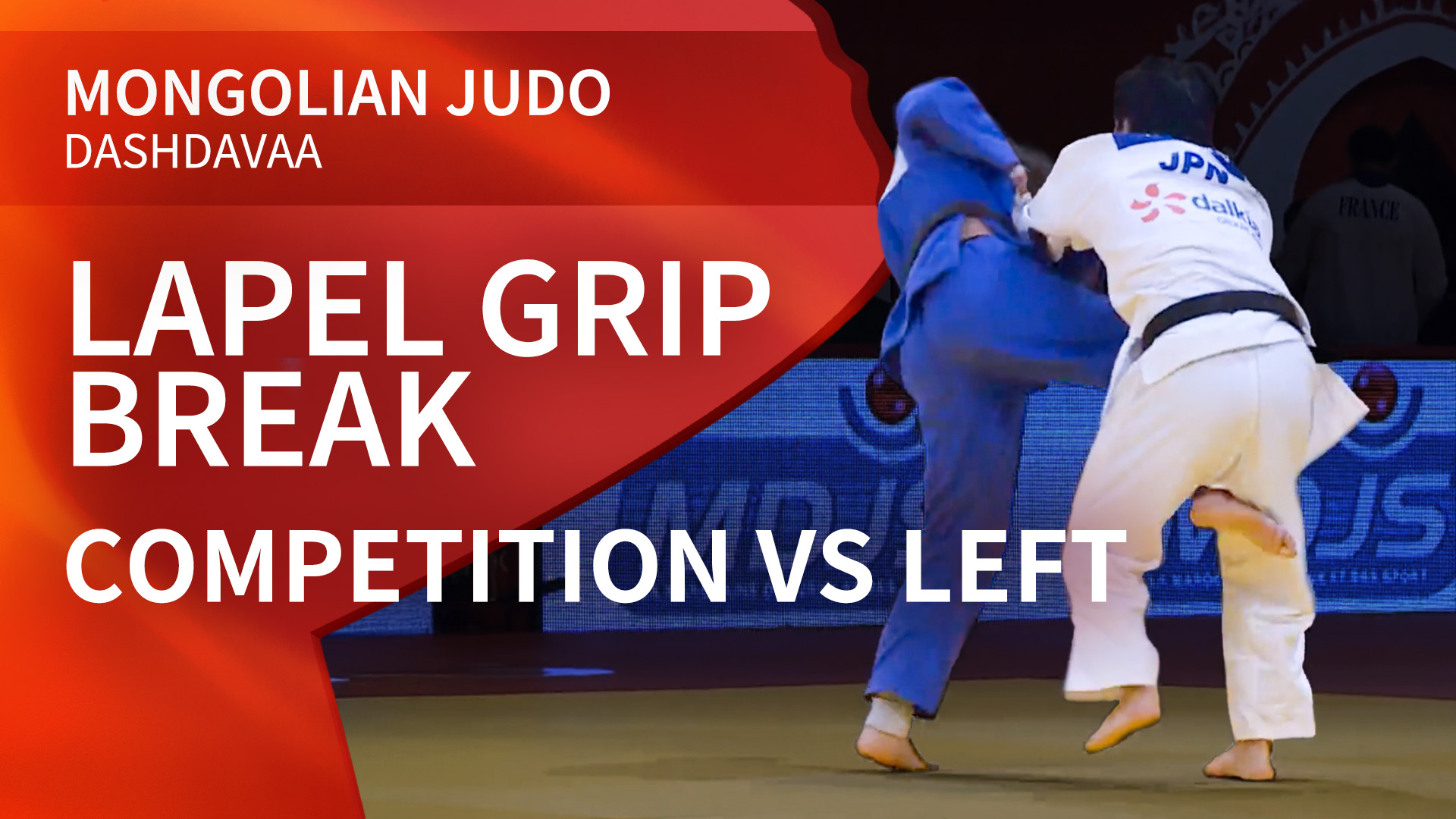 Lapel grip break - Competition vs left | Dashdavaa
