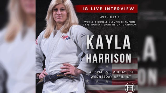 IG Live With Kayla Harrison