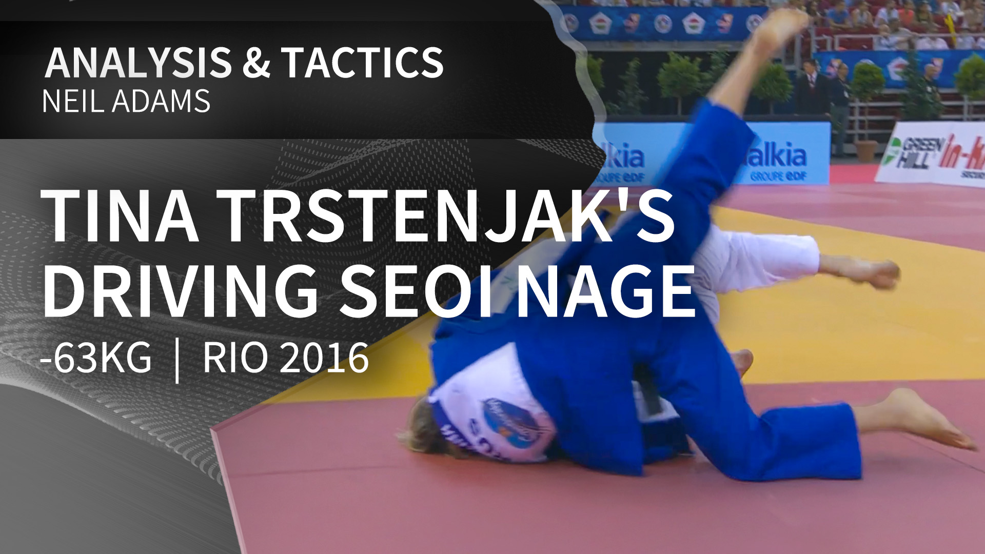 -63kg Tina Trstenjak's (SLO) driving Seoi nage | Neil Adams | Rio 2016