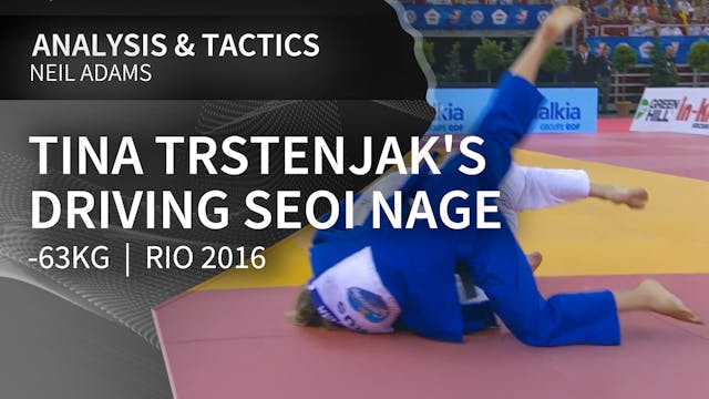 -63kg Tina Trstenjak's (SLO) driving ...