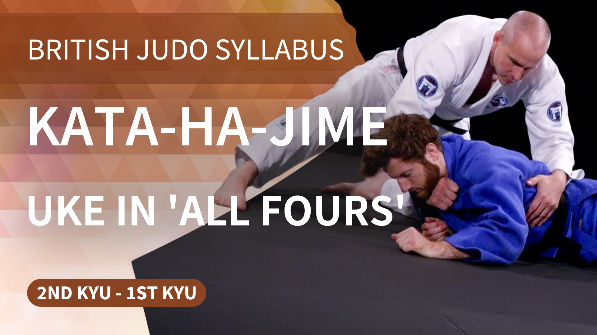 Kata-ha-jime - uke in 'all fours'