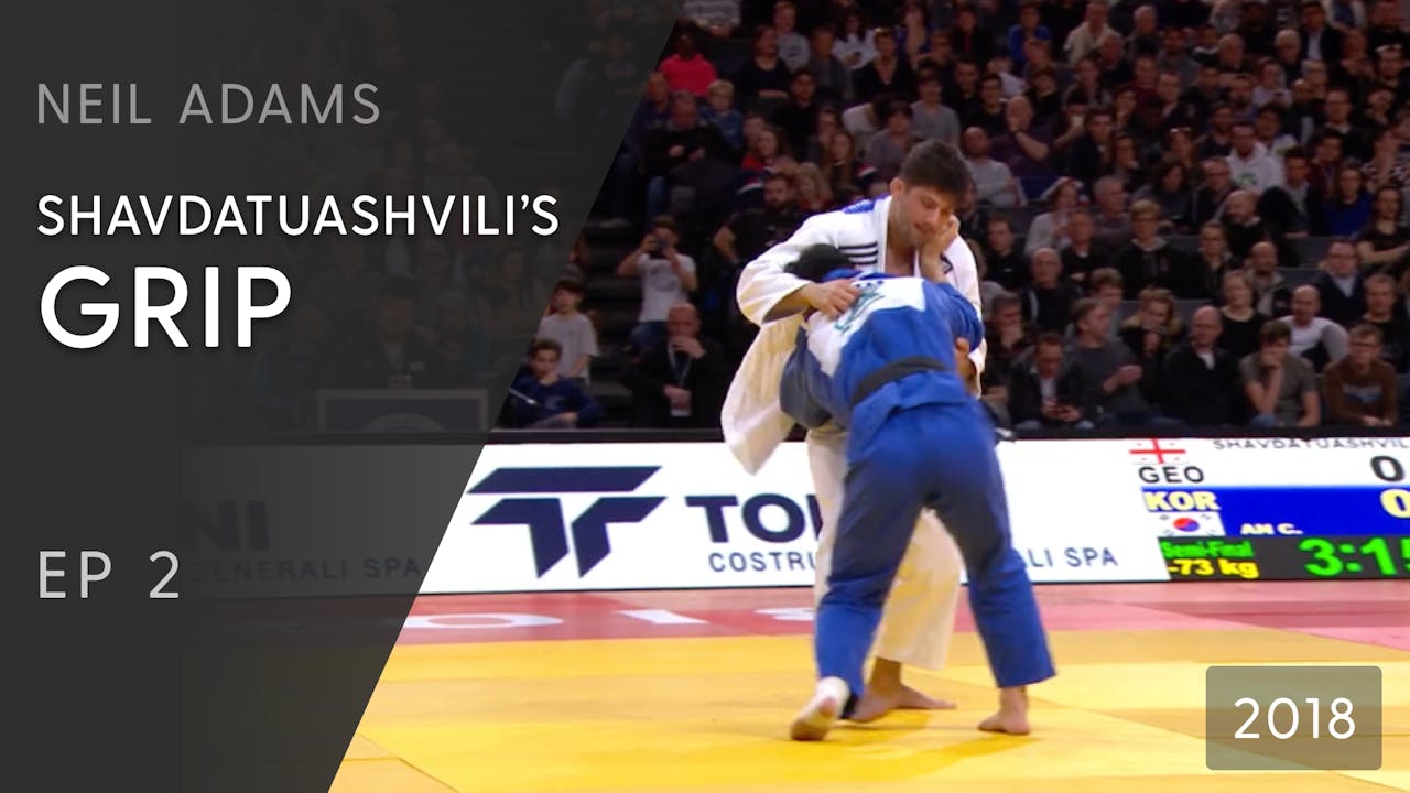 Shavdatuashvili's grip Neil Adams Superstar Judo