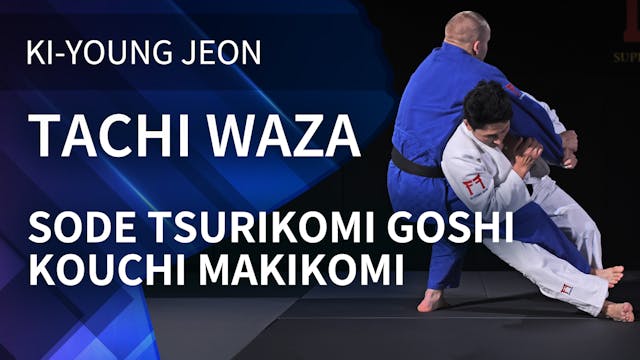 Sode tsurikomi goshi Kouchi makikomi | Korean Judo