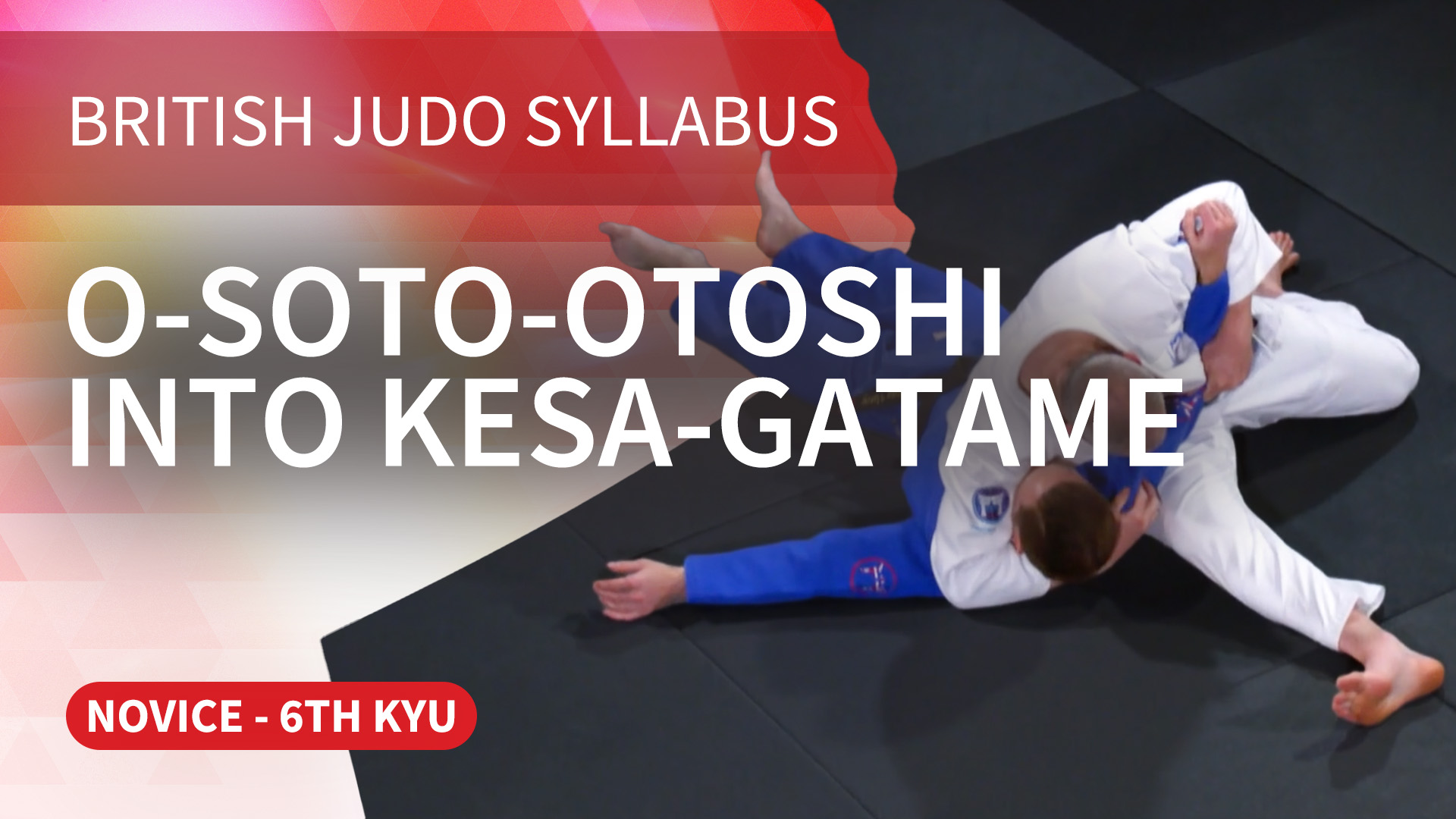 O-soto-otoshi into Kesa-gatame