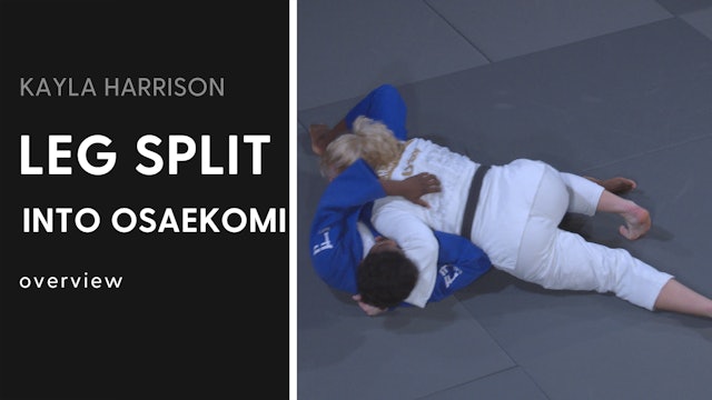 Overview | Leg Split into Osaekomi | Kayla Harrison