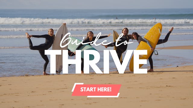 Welcome To The Guide To Thrive Challenge