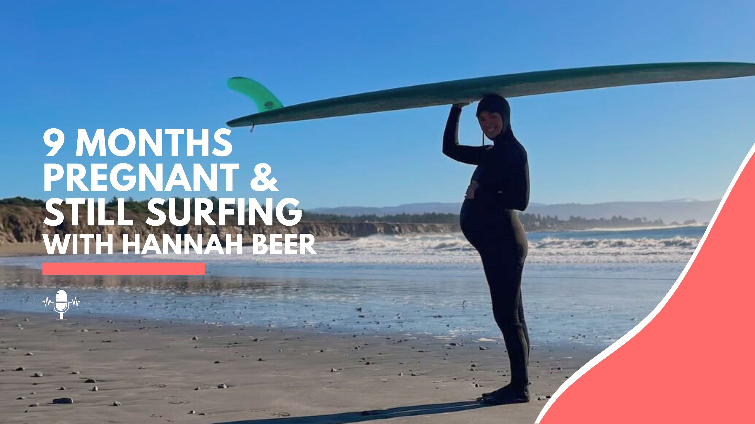 9 Months Pregnant and Still Surfing
