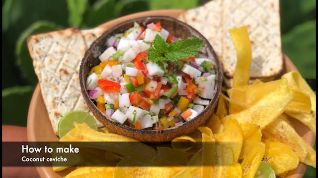 Colorful Coconut Ceviche