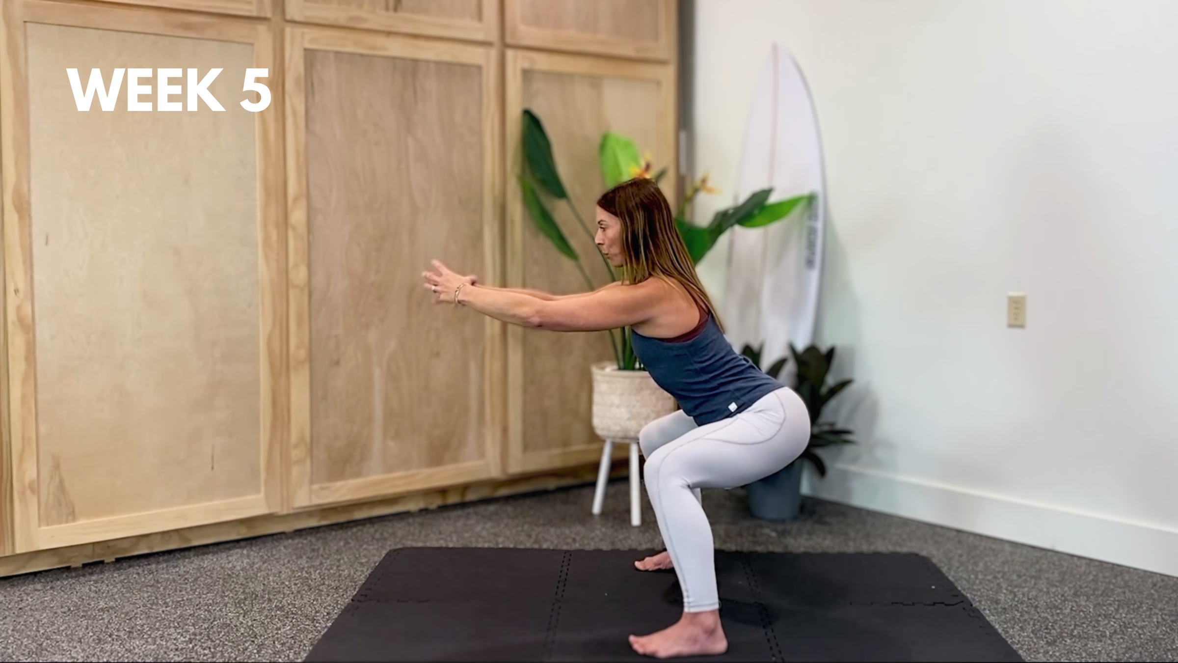 Foundation Training: Squats + Stabilization (15 min)