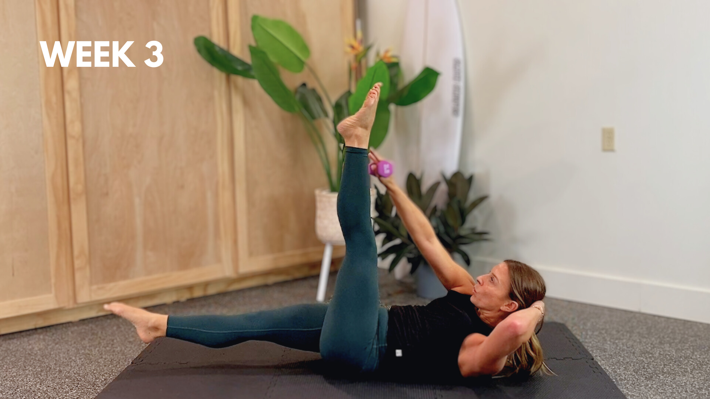 High Intensity Pilates for Surfers: Full Body Conditioning (28min)