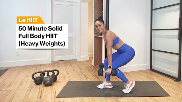 50m SOLID FULL BODY HIIT (HEAVY WEIGHTS)