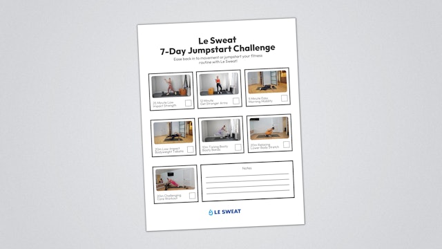  [CALENDAR] 7-DAY JUMPSTART CHALLENGE