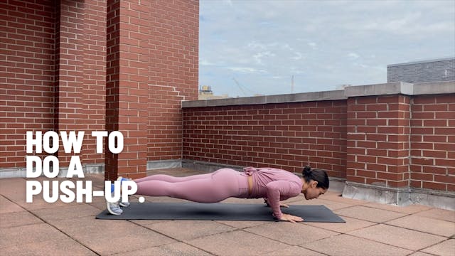 HOW TO DO A PUSH-UP