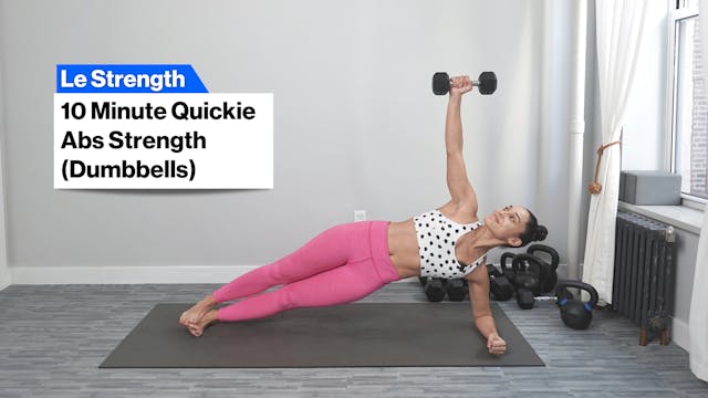 10m QUICKIE ABS STRENGTH (DBs)