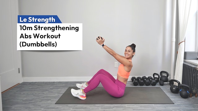 10m STRENGTHENING ABS WORKOUT (DBs)