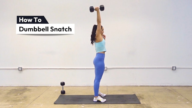 DUMBBELL SNATCH [HOW TO]