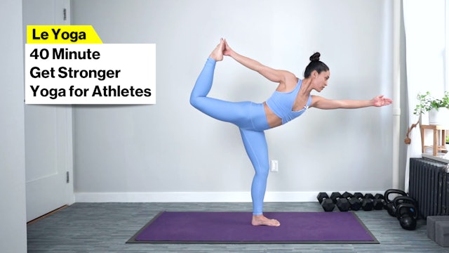 40m GET STRONGER YOGA FOR ATHLETES