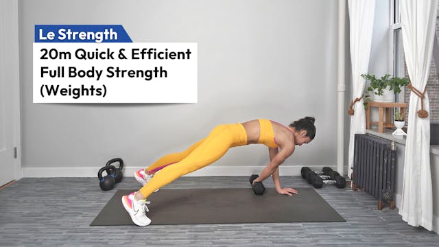20m Quick & Efficient Strength (DB/KBs)