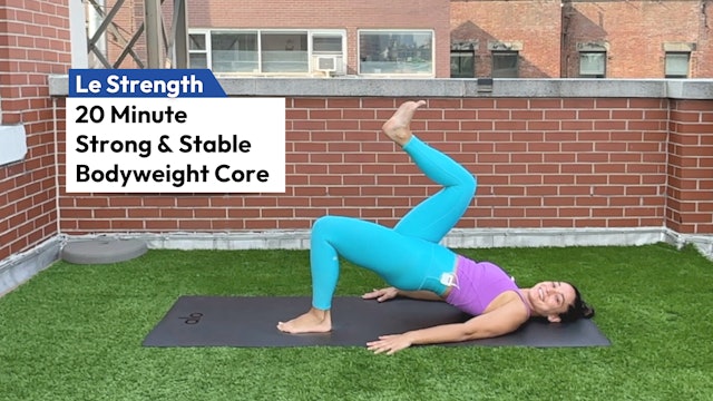 20m Strong & Stable Bodyweight Core