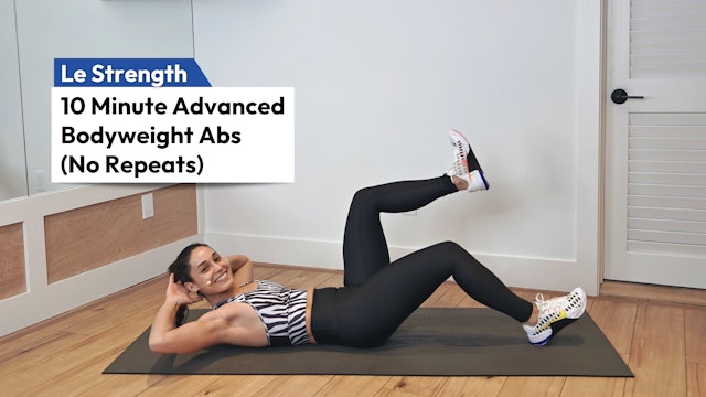 10m Advanced Bodyweight Abs (No Repeats)