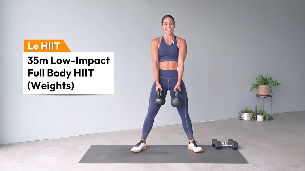 30 Minute Light Weight Dumbbell HIIT Workout [Full Body/Low Impact