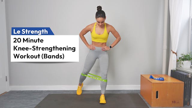 20m Knee-Strengthening Workout (Bands)