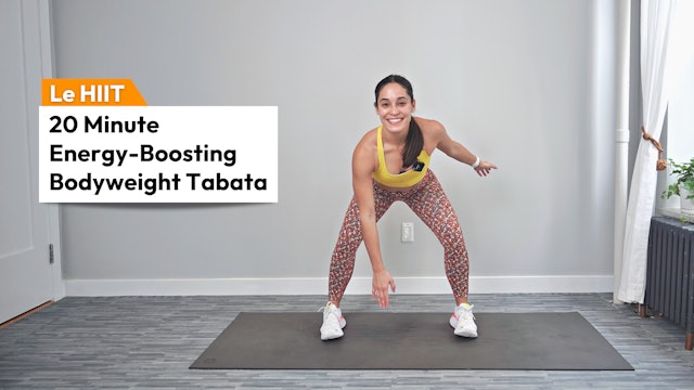 20m Energy-Boosting Bodyweight Tabata