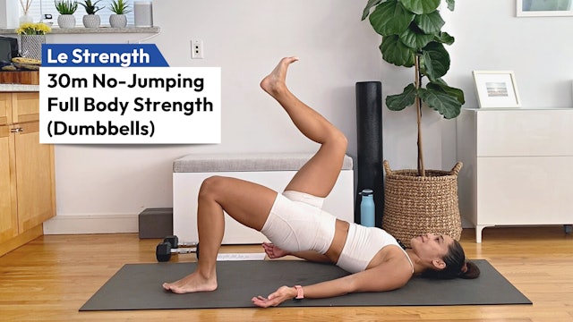 30m NO-JUMPING FULL BODY STRENGTH (DBs)