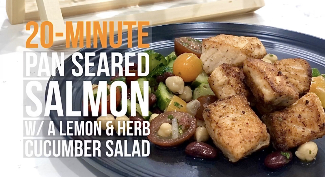 Salmon & Cucumber Salad 