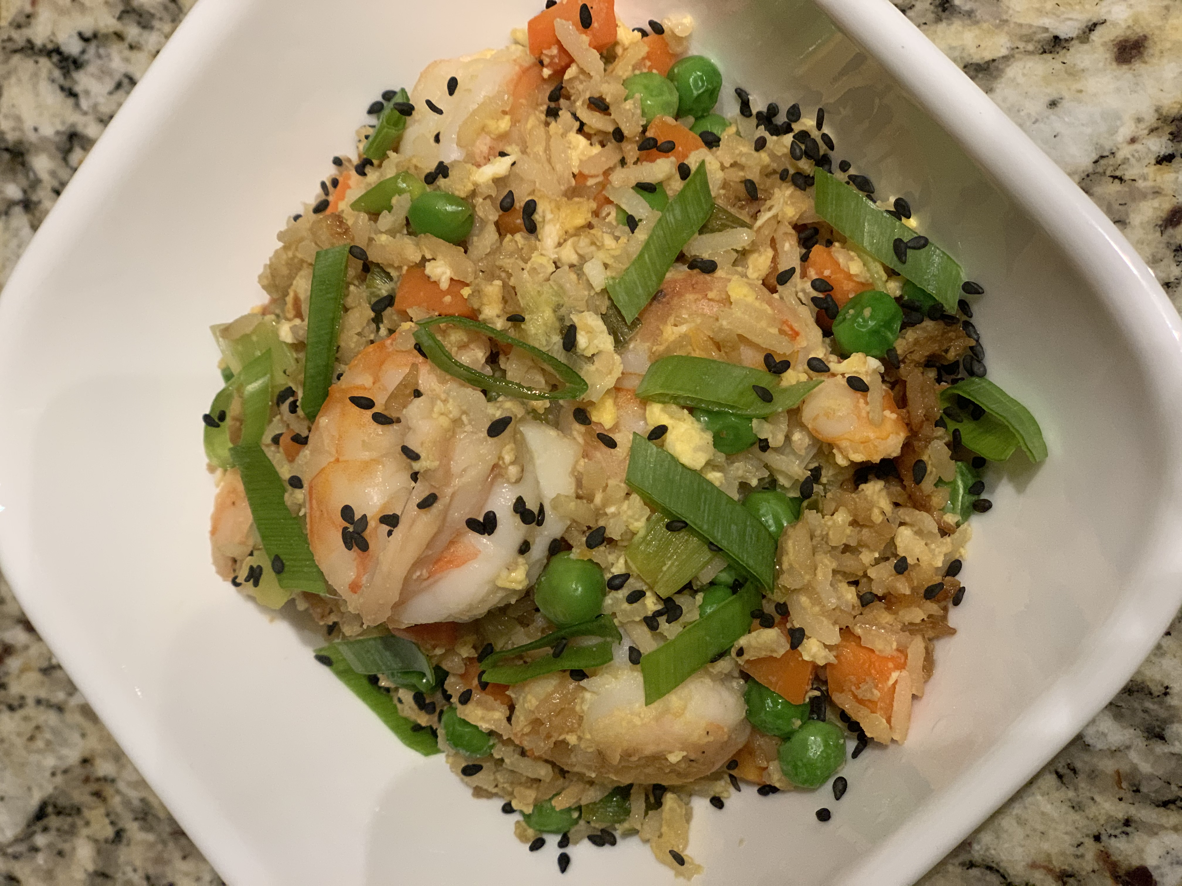 Healthy Shrimp Fried Rice 