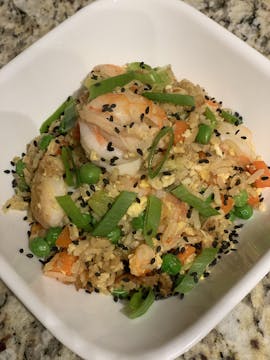 Healthy Shrimp Fried Rice 