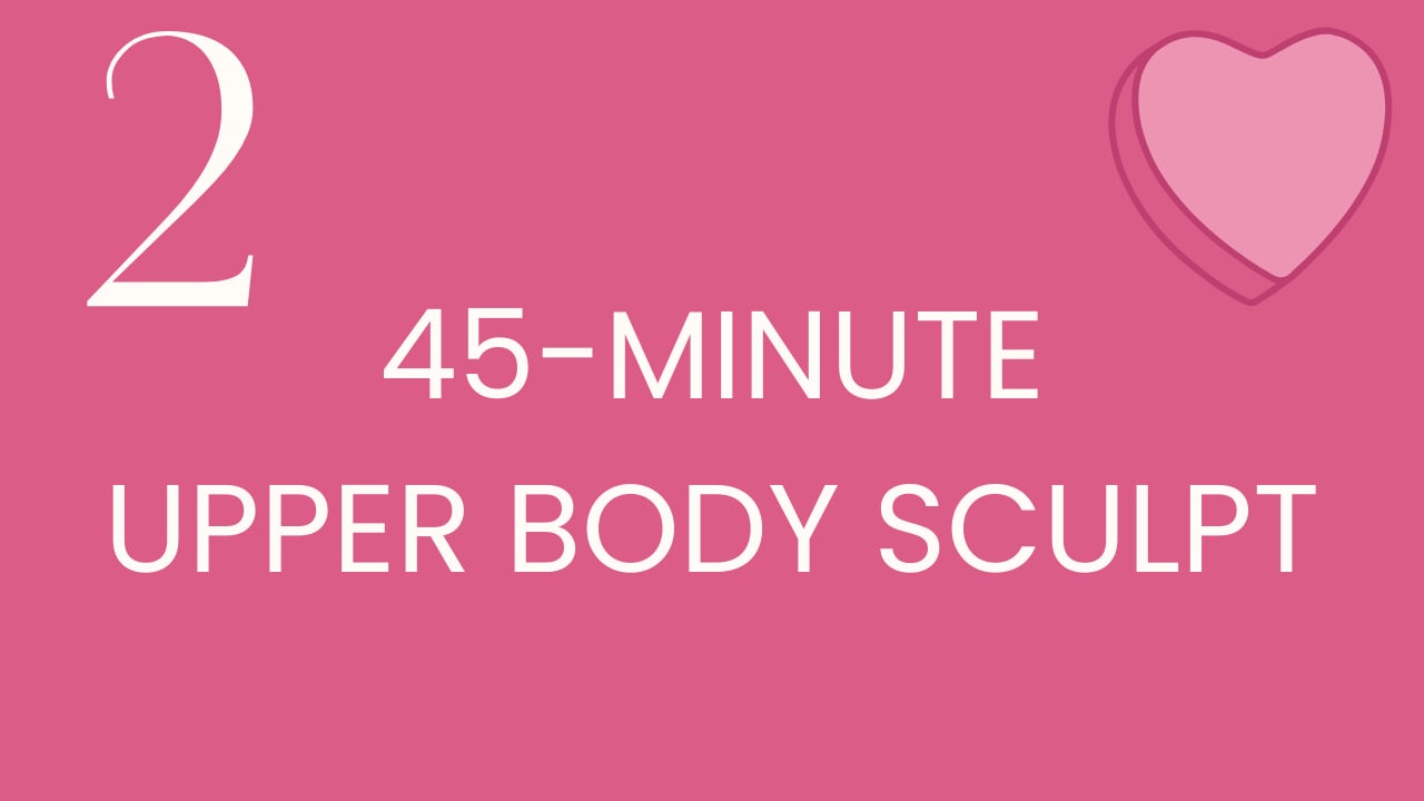 Class 2: 45-minute upper body sculpt with Aly & Meg