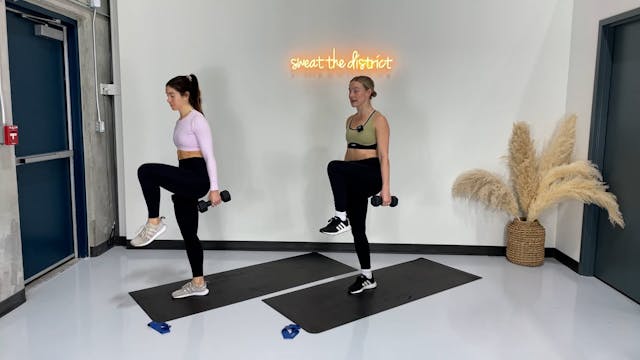 45-minute total sweat with Aly & Meg