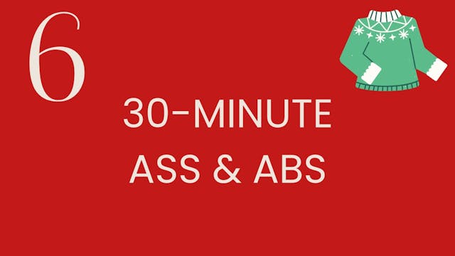 Day 6: 30-minute ass & abs with Aly a...