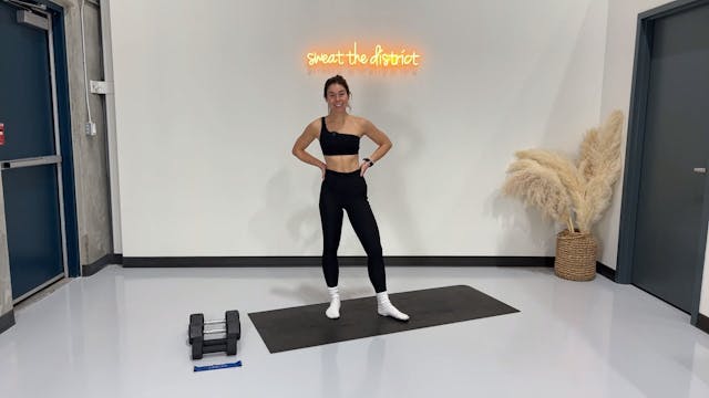 30-minute lower body sweat with Meg