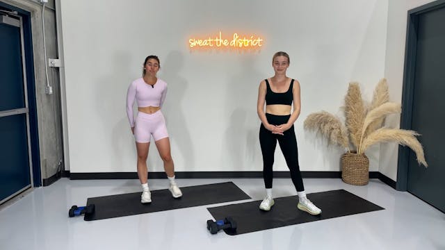 45-minute total sweat with Aly & Meg