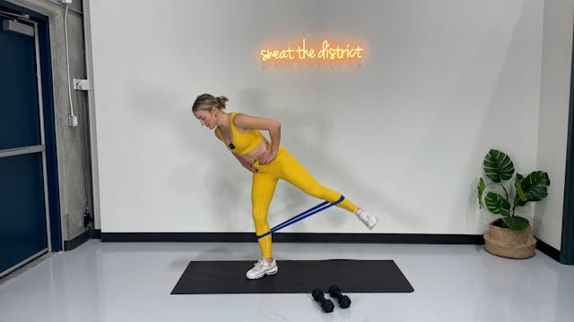 50-minute lower body sweat with Aly