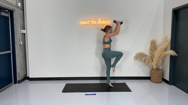 25-minute cardio barre with Aly