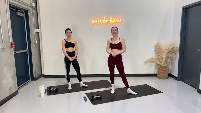 50-minute sculpt with Aly & Meg